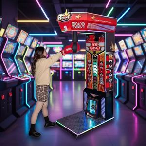 NINIX Boxing <b>Machine</b> Touchless Payment <b>Punch</b> Arcade Equipment Card Reader English Lights Sound 110/220V for Modern Amusement - Product Image 4