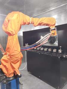 SANXIN Revêtement en titane et hydroxyapatite sur implants de tige fémorale avec équipement de pulvérisation plasma et composants PLC essentiels - Product Image 2