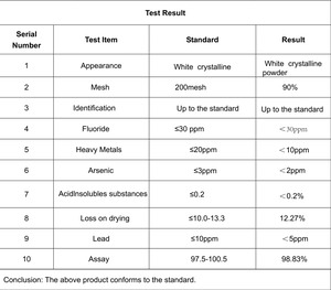 Fournisseur d'<span class=keywords><strong>agent</strong></span> tampon améliorant la nutrition de qualité alimentaire, poudre de citrate de calcium - Product Image 4