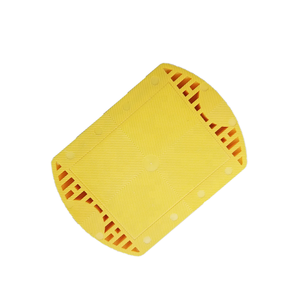 Fabriek Pmma Rechthoek Geel Plastic Weg Stud Cat Eye <span class=keywords><strong>Reflector</strong></span> Voor Rijbaan Veiligheidswaarschuwing Weg Reflecterend Licht - Product Image 4