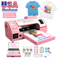 A3 F1080/xp600 Imprimante DTF avec logiciel Four Ordinateur portable T-shirt Transfert de chaleur Film Impression par transfert Machine DTF