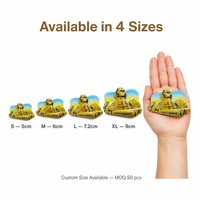 3D Harz Ägypten Gizeh Sphinx Kühlschrankmagnet Große Pyramide Kairo Souvenir Reisegeschenk Handbemalte Steintextur Kundenspezifisch OEM