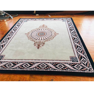 Alfombra de lana suave con diseño personalizado tallado a mano, tamaño grande, persa, 3D, patrón Floral, redondo - Product Image 5