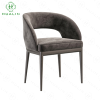 HUALIN Chaise de salle à manger en bois massif de style moderne minimaliste pour restaurant, hôtel et café Chaise douce et confortable