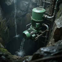 Pompe à eaux usées en fonte de qualité industrielle, résistante à la corrosion, pour une longue durée de vie