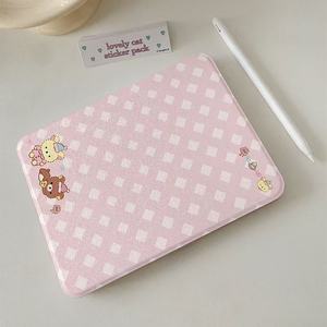 Pink Bear Rotating Acrylic Cover For iPad Air4 5 6 <b>7</b> Pro 11 A16 10th Gen <b>Tablet</b> Protective Case - Product Image 3