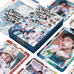 55 pièces/ensemble Kpop <span class=keywords><strong>Straykids</strong></span> DO IT Album Lomo Carte postale musicale Starlight Super Club Autocollants HD imprimés <span class=keywords><strong>Hyunjin</strong></span> Felix Lee Know Han - Product Image 3