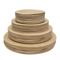 Vente chaude Assiettes en bambou jetables en gros avec logo personnalisé et emballage écologique pour fêtes, mariages, pique-niques, supermarchés