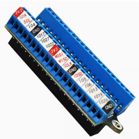 Kompatibel dengan Raspberry Pi 3/4/5B Mini Screw Terminal Block Expansion Board 40P Pin Lead Sticker