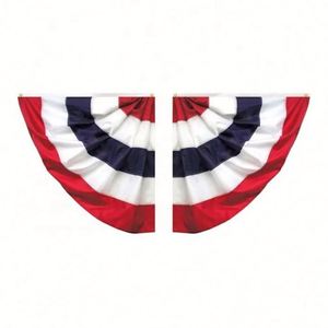 Bandera de Alta Calidad Personalizada con Bordado Nacional de Países, Tipo Abanico Plegable, para Decoración de Jardín, Patio, Entrada, Oficina - Product Image 2