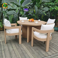 Ensemble de salle à manger pour hôtel Mobilier de jardin Table et chaises de jardin Tables à manger d'extérieur Table en aluminium Camping
