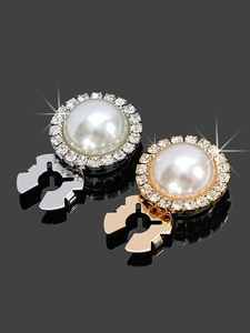 Ánh Sáng Sang Trọng Đồng Claw Kim Cương Chuỗi Hình Chữ Nhật Cross-Biên Giới Trang Trí Nút Cho Áo Sơ Mi Hiện Đại Áo Khoác Hot-Bán Hàn - Product Image 2