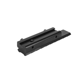 อะแดปเตอร์ยึดแบบ Dovetail อลูมิเนียม CNC ขนาด 11 มม. ถึง 20 มม. สำหรับติดตั้งอุปกรณ์ยิงแบบออปติคอล หลายช่อง รุ่น Black Precision ผลิตตามสั่งจากโรงงาน - Product Image 4
