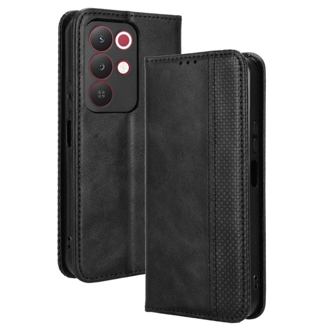 Retro Texture Flip PU Leather Mobile Phone case for Realme C85 5G/Realme 15X 5G Wallet Cell Phone