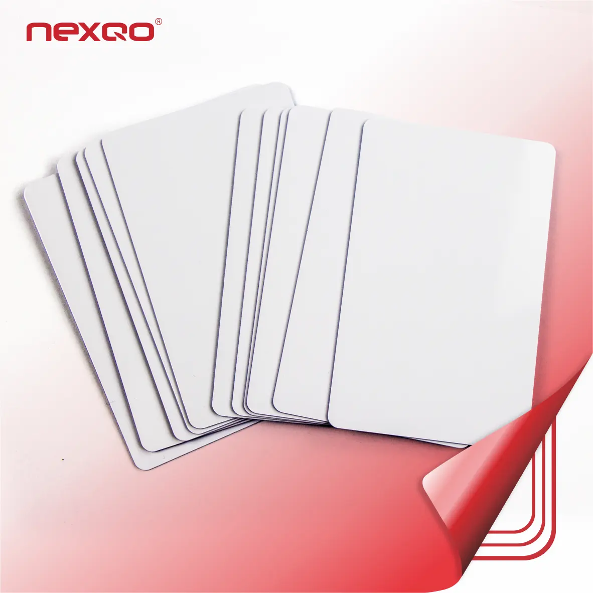 Smart NFC White Plain PVC Plastic Card stampabile per stampante UV Business ID Card