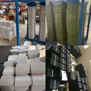 แผ่นเกราะกันกระสุนคุณภาพสูง ระดับ IIIA IV แบบ High Cut ผลิตจากวัสดุ PE Alumina <span class=keywords><strong>SiC</strong></span> B4C สำหรับกิจกรรมทางยุทธวิธี - Product Image 2