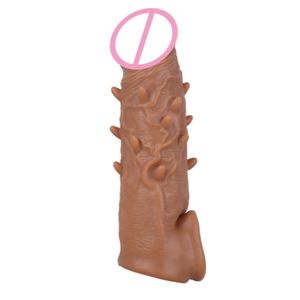 Nouvel outil de masturbation féminine de haute qualité, épaississant et retardateur, godemiché réaliste en silicone liquide vibrant, sensation de peau véritable, culotte - Product Image 3
