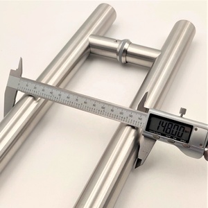 Acier inoxydable 201 personnalisé rond extérieur poignée <span class=keywords><strong>de</strong></span> porte en bois poignée <span class=keywords><strong>de</strong></span> porte avant en métal <span class=keywords><strong>salle</strong></span> <span class=keywords><strong>de</strong></span> <span class=keywords><strong>bain</strong></span> douche Push Pull poignée <span class=keywords><strong>de</strong></span> porte en verre - Product Image 4