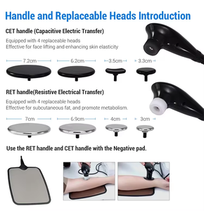 Máquina Profesional de Lifting Facial de Alta Frecuencia 448k <span class=keywords><strong>INDIBA</strong></span>, Terapia Física, Cuidado Corporal, Penetración Térmica Profunda, Alivio del Dolor, Spa - Product Image 2