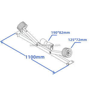 Haute qualité unique bas garde <span class=keywords><strong>roue</strong></span> nouvelle condition <span class=keywords><strong>remorque</strong></span> pièces <span class=keywords><strong>de</strong></span> rechange <span class=keywords><strong>bateau</strong></span> <span class=keywords><strong>remorque</strong></span> quille rouleau approvisionnement d'usine - Product Image 1