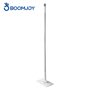 BOOMJOY Foldable Baseboard <strong>Wall</strong> <strong>Mop</strong> Disposable Nonwoven Pad Hook Loop Ultra Slim Panel Static Dust Multi Surface Cleaning Tool - Product Image 1