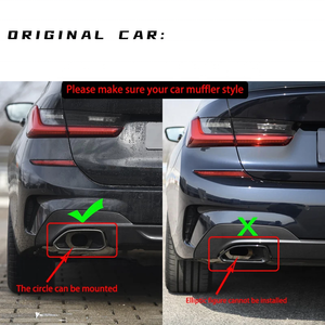 Tubo de escape de acero inoxidable Sypes para <span class=keywords><strong>BMW</strong></span> G20 <span class=keywords><strong>G21</strong></span> 330i 320d 330d <span class=keywords><strong>330e</strong></span> G22 G23 G26 320i 325i 420i 425i 430i - Product Image 2