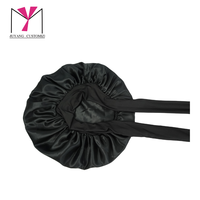 Gorro satinado Truly Lips con lazo elástico, logotipo impreso, gorro de moda para mujer, uso doméstico, cuatro estaciones, 56-58 cm
