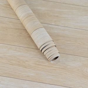 ORON DECO Beige Thick 3D Waterproof PVC Self <strong>Adhesive</strong> Wood Flooring Sticker Luxury <strong>Vinyl</strong> Wear Resistant for Kitchen Bathroom - Product Image 1