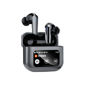 YYK-Q30 V8 A8 A9 A10 Pro couleur LCD LED écran tactile Hifi stéréo haut ANC réduire activement éliminer le <span class=keywords><strong>bruit</strong></span> TWS écouteurs - Product Image 1