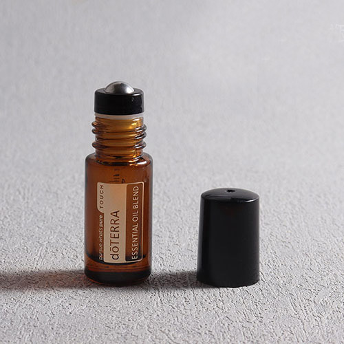 Flacon roll-on ambré