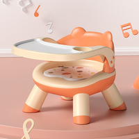 Chaise haute multifonctionnelle pour enfants à prix d'usine avec son, siège d'alimentation pour bébé, chaise de repas pour enfant