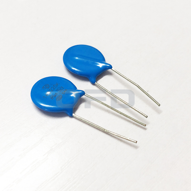 ERZ-V14D220 Disc 14mm Metal Oxide Varistors Through Hole 14MM 22V 1000A ZNR Series Metal Oxide Varistor ERZ-V14D220