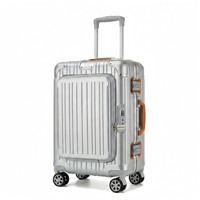 Walktrip Koper Multifungsi Unisex 20 Inch, Roda Spinner, Bagasi Kabin Kecil, Portabel dan Praktis