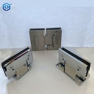 บานพับประตูกระจกห้องน้ำปรับได้บานพับประตูห้องอาบน้ำทองเหลืองแข็ง - Product Image 1