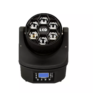 6x12w RGBW 4in1 Mini LED arı göz lazer etkisi led küp ışın hareketli kafa arı gözü ışık - Product Image 6