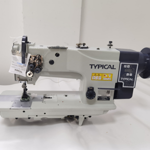GC20608D DirectT Drive Double Aiguille marche pied <span class=keywords><strong>triple</strong></span> alimentation <span class=keywords><strong>Machine</strong></span> à coudre TYPIQUE - Product Image 1