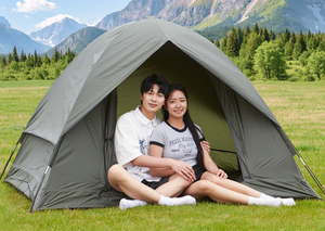 Tente <span class=keywords><strong>de</strong></span> <span class=keywords><strong>camping</strong></span> extérieure pour 3-4 personnes, imperméable et anti-UV, idéale pour la jungle, la randonnée et les parcs - Product Image 5