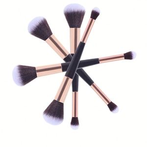 Pinceau de maquillage pour les yeux, double extrémité, double usage, pinceau pour fard à paupières, outil de beauté de qualité, accessoires de maquillage - Product Image 2