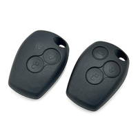 Clé de voiture Renault fabriquée en usine pour Clio Kangoo Master Modus Logan, clés de véhicule, coque de clé à plat Renault, clé à distance