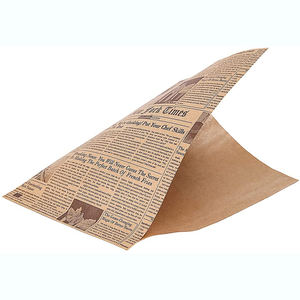 Sacs alimentaires en papier/sacs en papier, bon marché, <span class=keywords><strong>2021</strong></span> marron ou blanc, sac de Shopping, couleur noire - Product Image 1