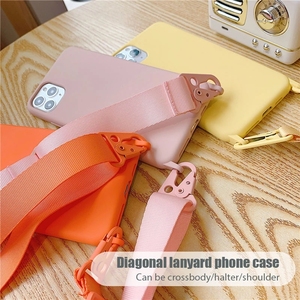 <span class=keywords><strong>Funda</strong></span> de teléfono con cordón cruzado boby para <span class=keywords><strong>IPhone</strong></span> 16 15 14 Plus 13 12 <span class=keywords><strong>11</strong></span> Pro Max, paquete de tarjeta de silicona, cubierta de prevención de caídas - Product Image 6