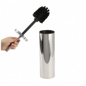 Portaescobillas de <span class=keywords><strong>baño</strong></span> de acero inoxidable redondo duradero moderno para dormitorio, cocina, Hotel, <span class=keywords><strong>baño</strong></span>, limpieza - Product Image 5