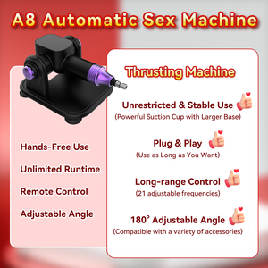 BANSEY Automatic Sex <b>Machine</b> 21 <b>Thrusting</b> Frequencies Wireless Remote 180 Degree Tilting Motorized Piston Love <b>Machine</b> - Product Image 5