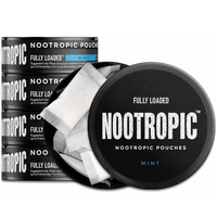 Sachets Oraux Personnalisés OEM en Gros, Sachets Énergétiques Sans Nicotine, Sachets Nootropiques Alpha-GPC L-Théanine pour la Concentration, 20 Sachets par Boîte