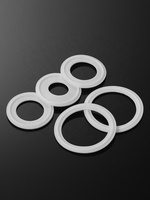 Gasket penjepit/sendi/bahan pas cepat opsional Fluororubber Gasket/tahan suhu tinggi silikon Gasket/PTFE