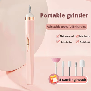 Juego de Taladro para Uñas LM LM25115 con Luz, Múltiples Velocidades, Portátil, a Batería, Herramientas para Manicura Artística - Product Image 1