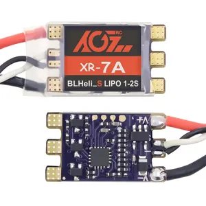 AGFRC ESC XR-7A 1-2s OPTO FPV Racing 3,2 g bürstenloses ESC mit Blheli_S für RC-Drohne/ Flugzeuge