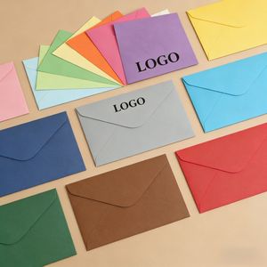 Impresión de Logotipo Personalizado, Sobres Rectangulares Plegables de Papel Ordinario Multicolor, Impresión Digital Personalizada para Bodas - Product Image 5