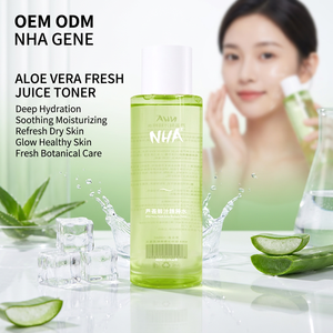 Tónico Facial de <span class=keywords><strong>Aloe</strong></span> <span class=keywords><strong>Vera</strong></span> Vegano de Marca Privada OEM, Cuidado Facial que Aumenta la Luminosidad con NAD PDRN, Hidratante, Reafirmante y Humectante - Product Image 1