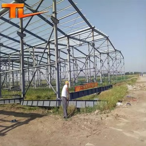 Costruisci un magazzino in acciaio progettato per un alto livello e una grande campata con laboratorio di strutture in acciaio prefabbricate a prova di uragano - Product Image 5